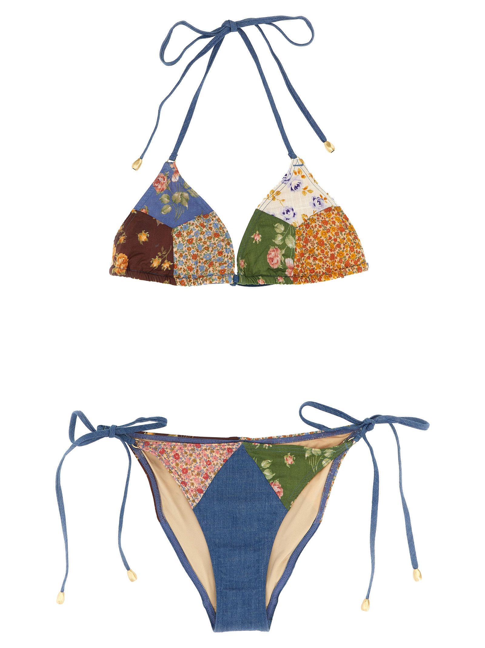 Zimmermann 'Lucky Cotton Mini Tri' bikini Size XS / US 0-2 / IT 36-38 - 1 Thumbnail