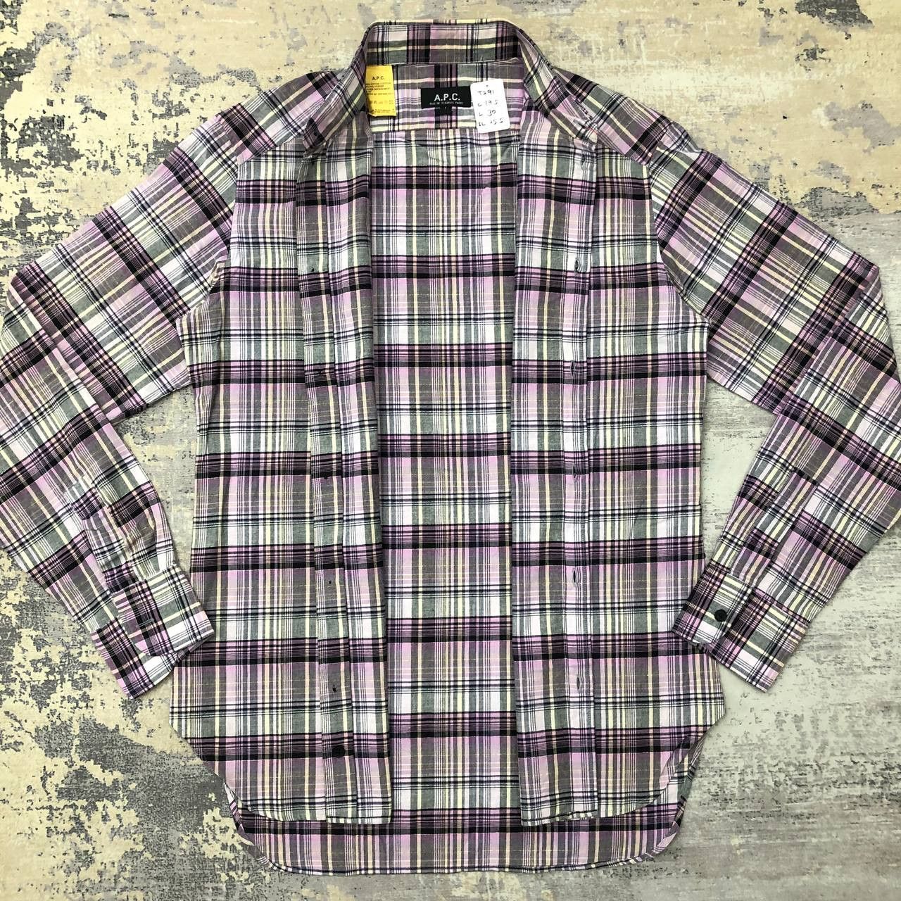 A.P.C. T291 A.P.C. RUE E FLEURUS PARIS FLANNEL SHIRTS Size US M / EU 48-50 / 2 - 3 Thumbnail