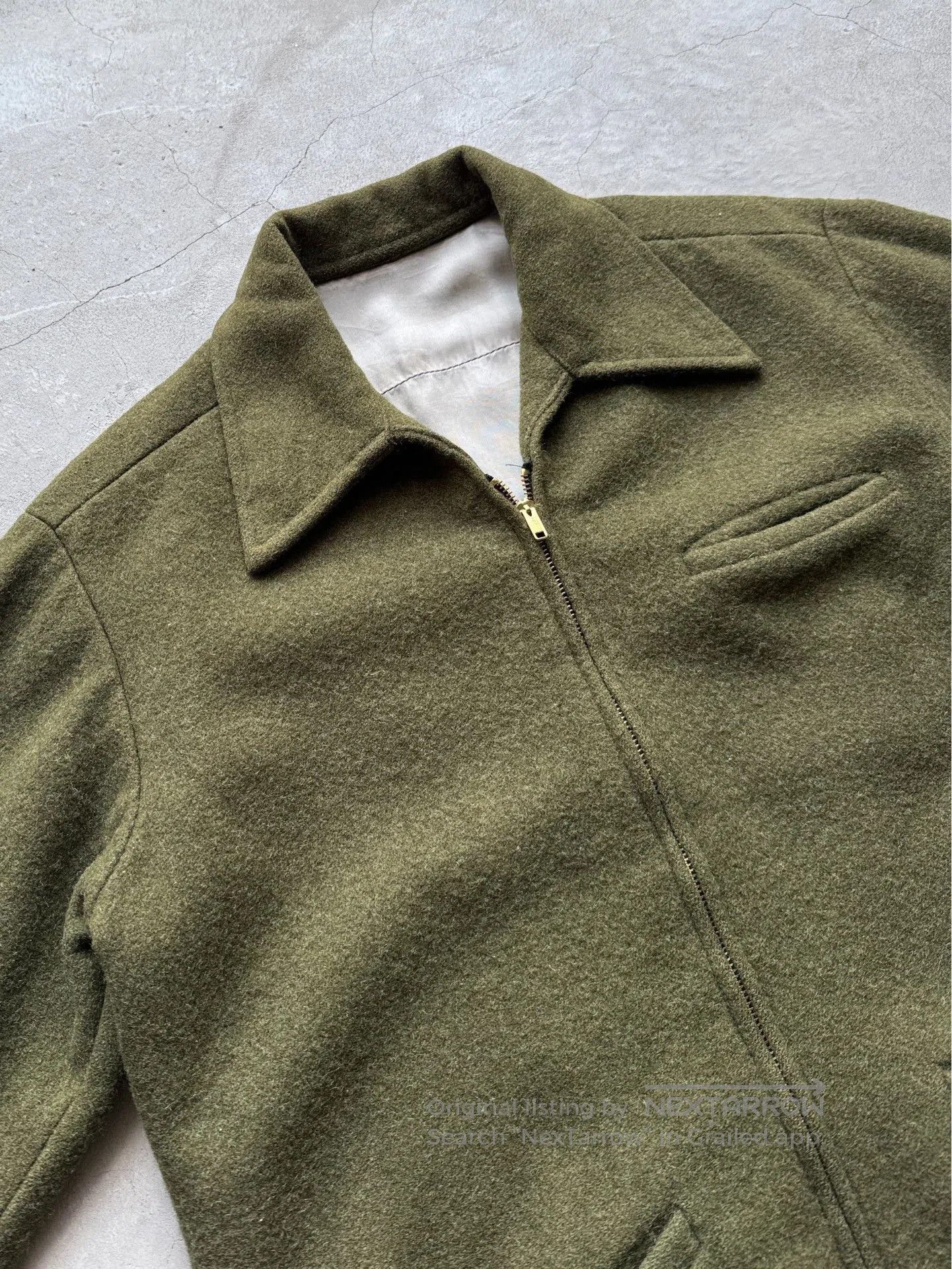 Vintage Vintage 70s Wool Trucker Jacket. Size US L / EU 52-54 / 3 - 3 Thumbnail