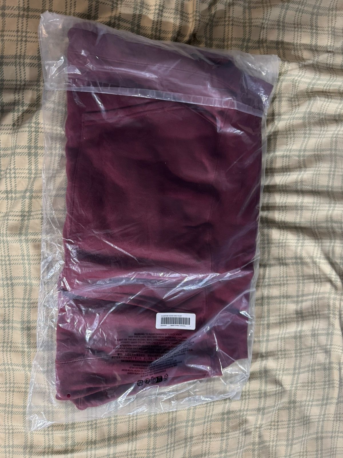 Champion × Supreme Supreme Champion Hooded Sweatshirt Size US L / EU 52-54 / 3 - 4 Thumbnail