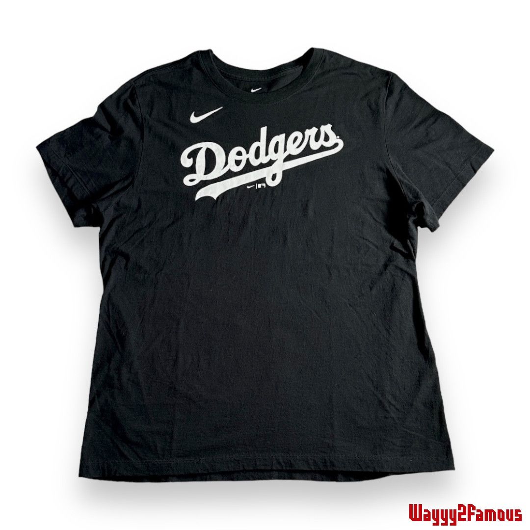 MLB × Nike Black Dodgers Tee Size US XL / EU 56 / 4 - 1 Thumbnail