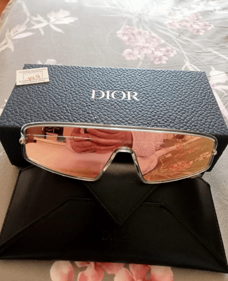 Christian Dior Monsieur × Dior × Vintage DIOR Sunglasses Mercure Wrap Shield Mask Ski Bike Pop Size ONE SIZE - 2 Thumbnail