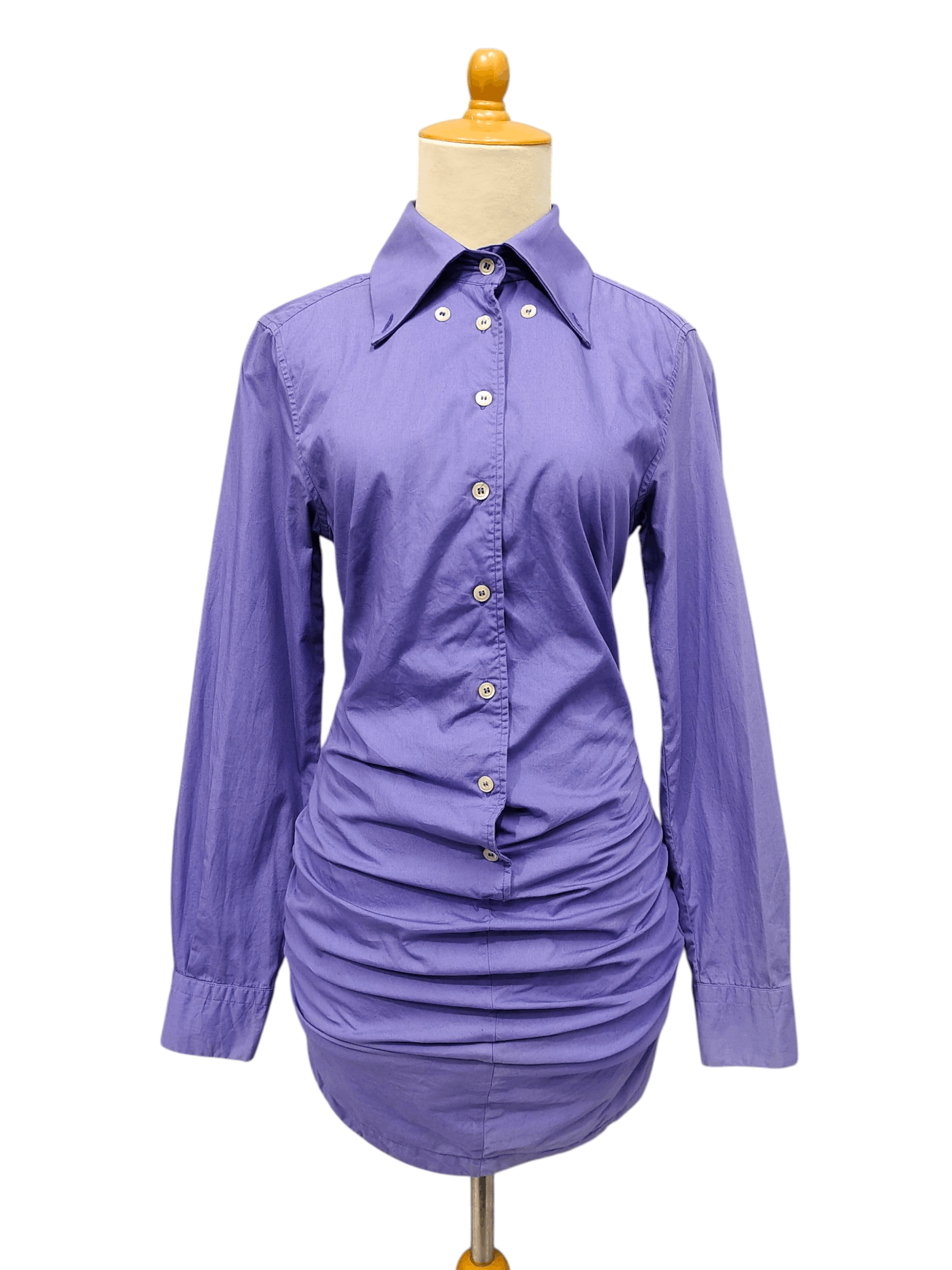 Alexander McQueen ARCHIVED- 90s Alexander McQueen 3D Shaped Bustel Shirt Size M / US 6-8 / IT 42-44 - 1 Thumbnail
