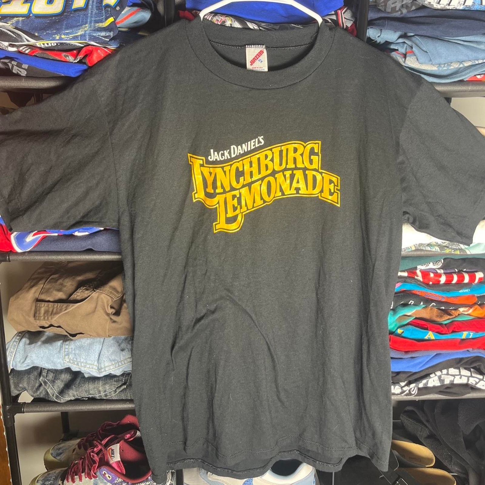 Jerzees Vintage 80s Jack Daniel’s Lynchburg Lemonade shirt Size US L / EU 52-54 / 3 - 1 Thumbnail