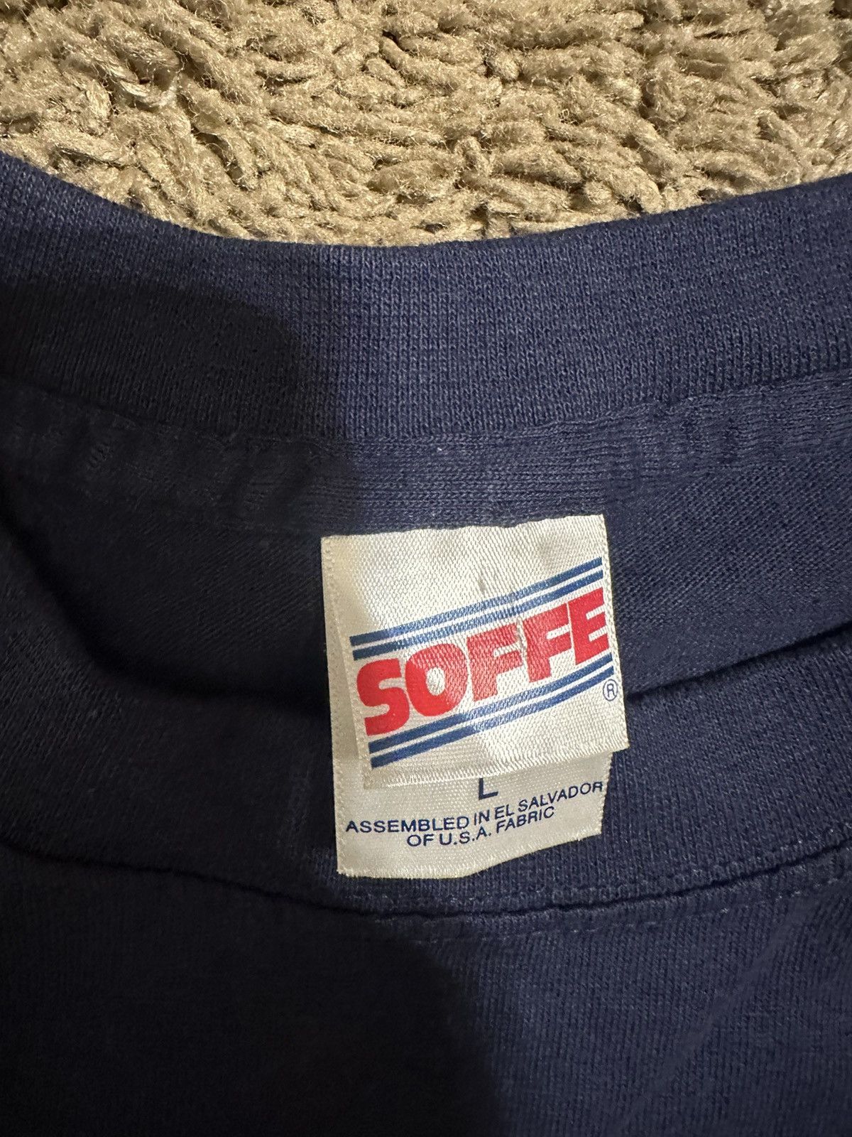 NCAA × Nike × Vintage Vintage NCAA Navy university “mom” shirt 90s size large Size US L / EU 52-54 / 3 - 3 Thumbnail