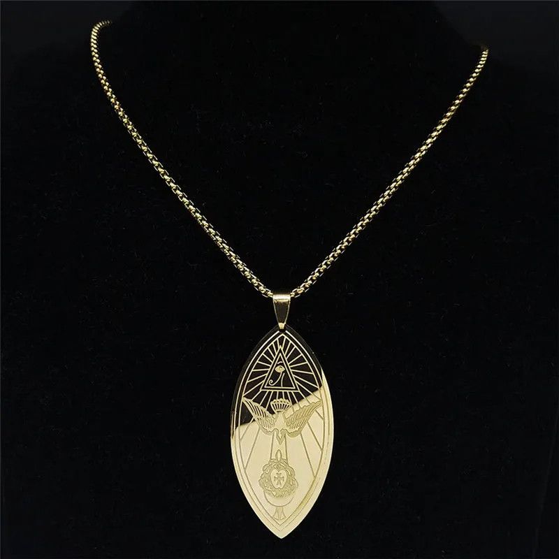 Jewelry Ordo Temples Orientis Pendant Necklace Emblem Size ONE SIZE - 2 Thumbnail