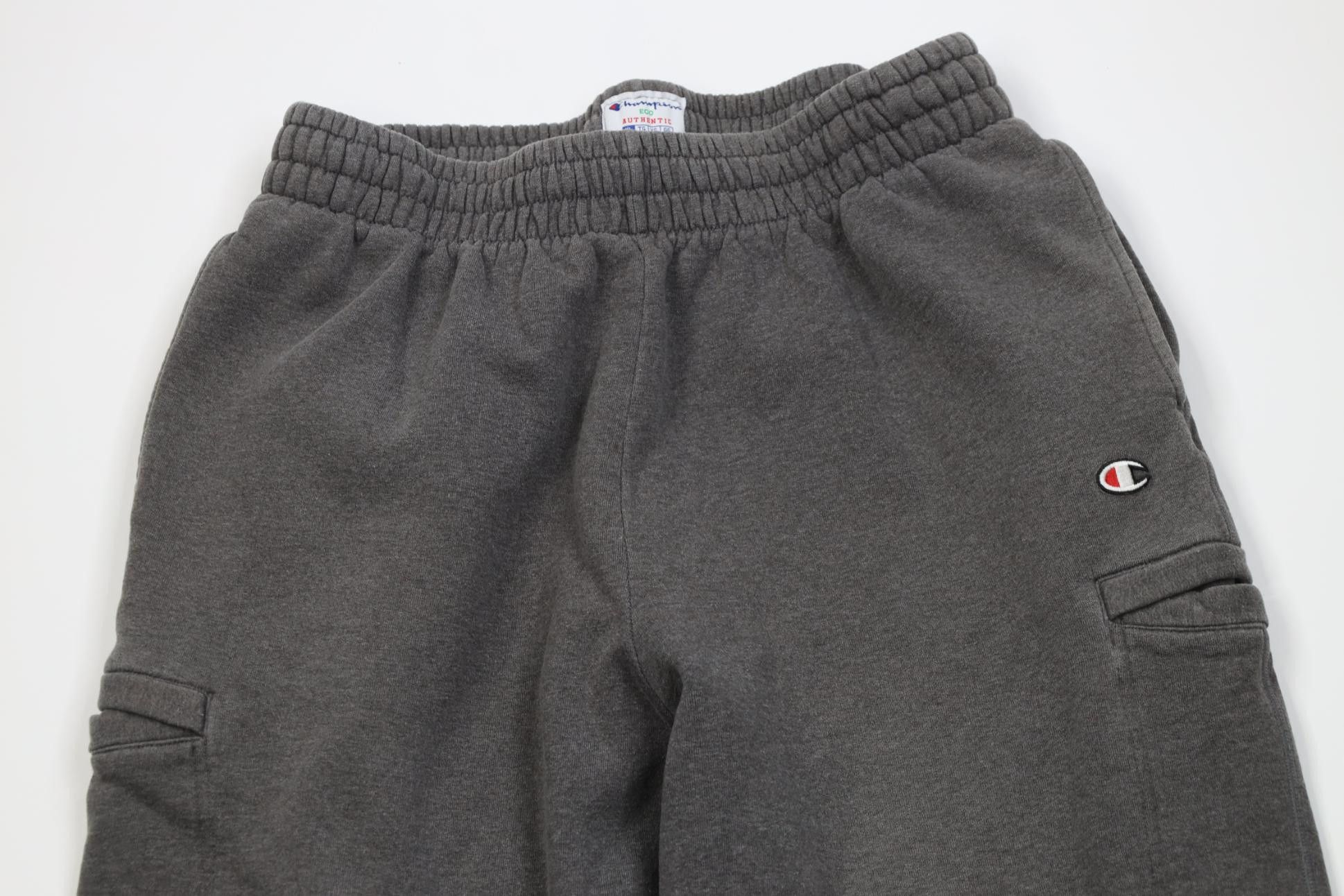 Champion Vintage Y2K Champion Wide Leg Cargo Sweatpants Pants Gray Size US 38 / EU 54 - 2 Thumbnail