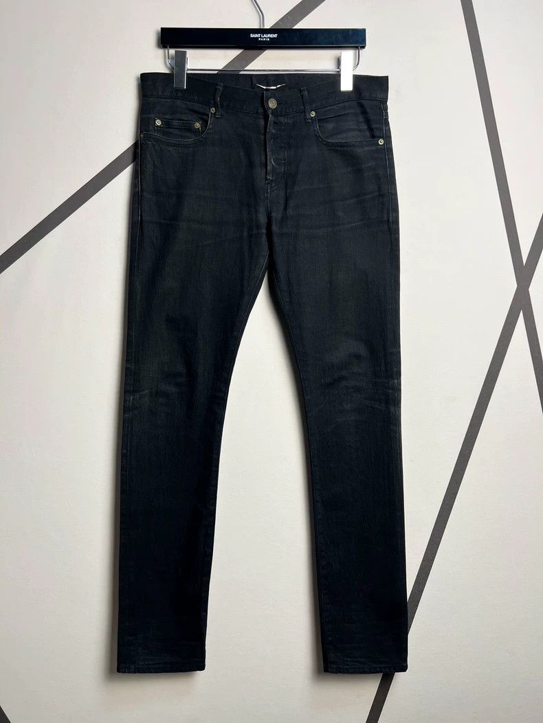 Saint Laurent Paris Saint Laurent Paris Black basic jeans Size US 32 / EU 48 - 1 Thumbnail
