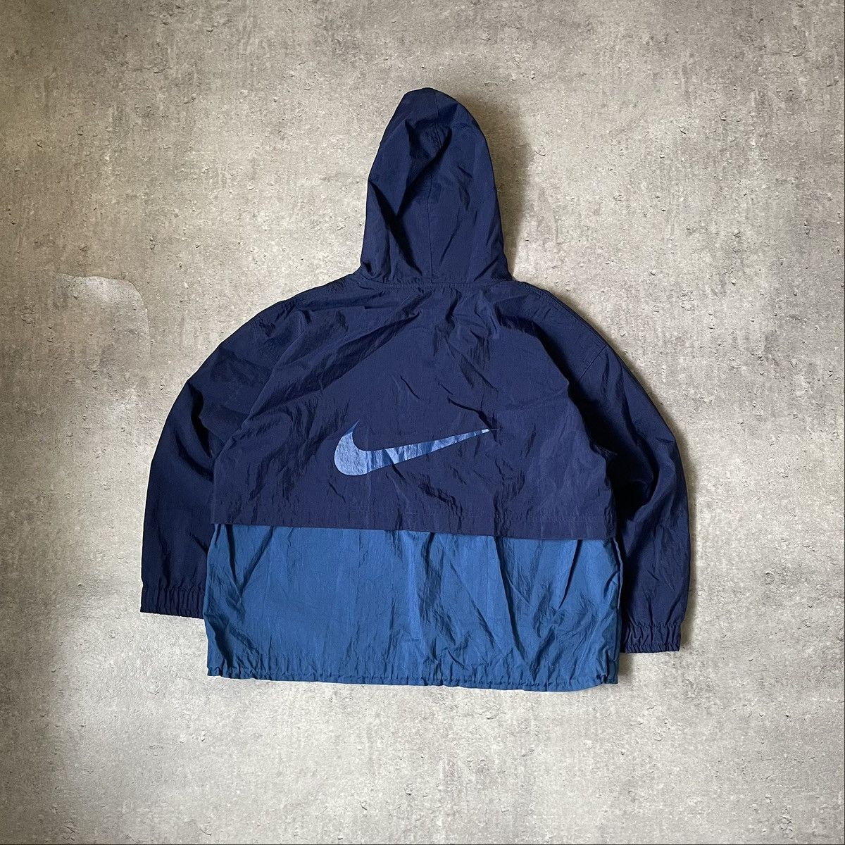 Nike × Nike ACG × Vintage Vintage Nike 90s Nylon Anorak Big Swoosh Size US S / EU 44-46 / 1 - 1 Thumbnail