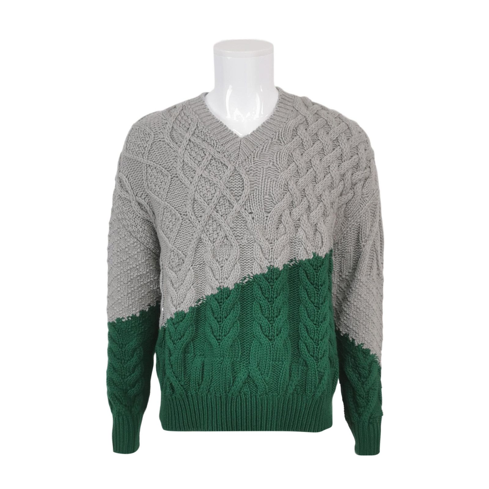 Loewe Loewe Colorblock Cable Knit Sweater XS Size US XS / EU 42 / 0 - 1 Thumbnail