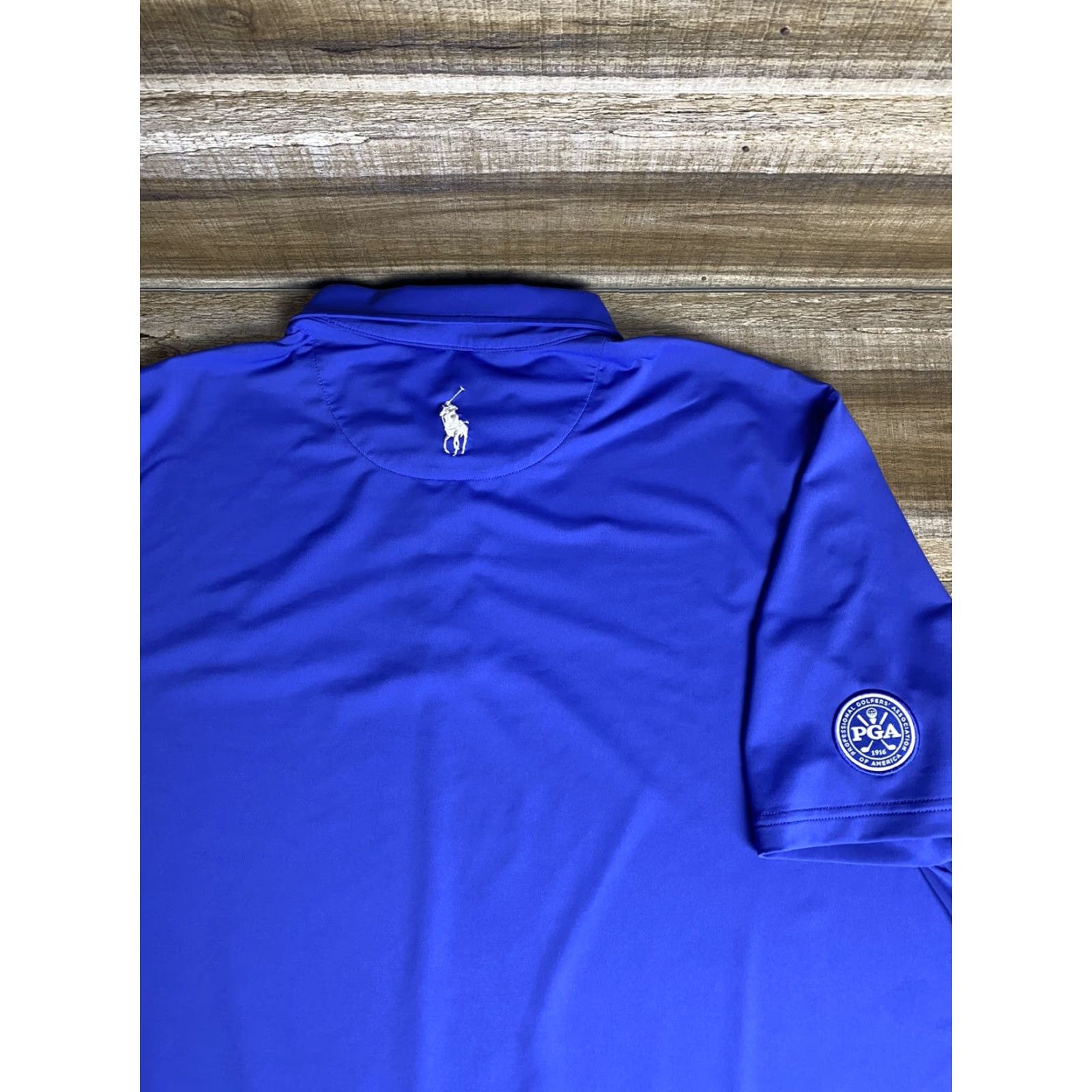 Polo Ralph Lauren Polo Ralph Lauren Polo Shirt Mens Blue Short Sleeve XL Polo Ralph Lauren RLX Logo Golf Senior PGA? Size US XL / EU 56 / 4 - 5 Thumbnail