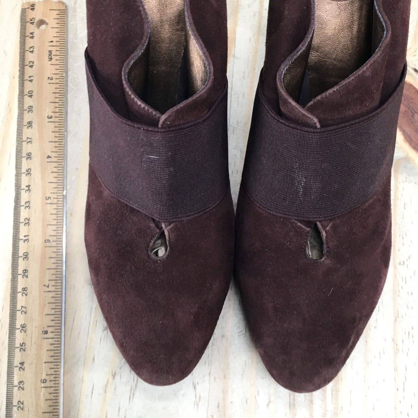 Jessica Simpson Jessica Simpson By Jessica Boots Womens 8.5 Brown Ankle Booties Suede Stiletto Boots Size US 9 / IT 39 - 5 Thumbnail