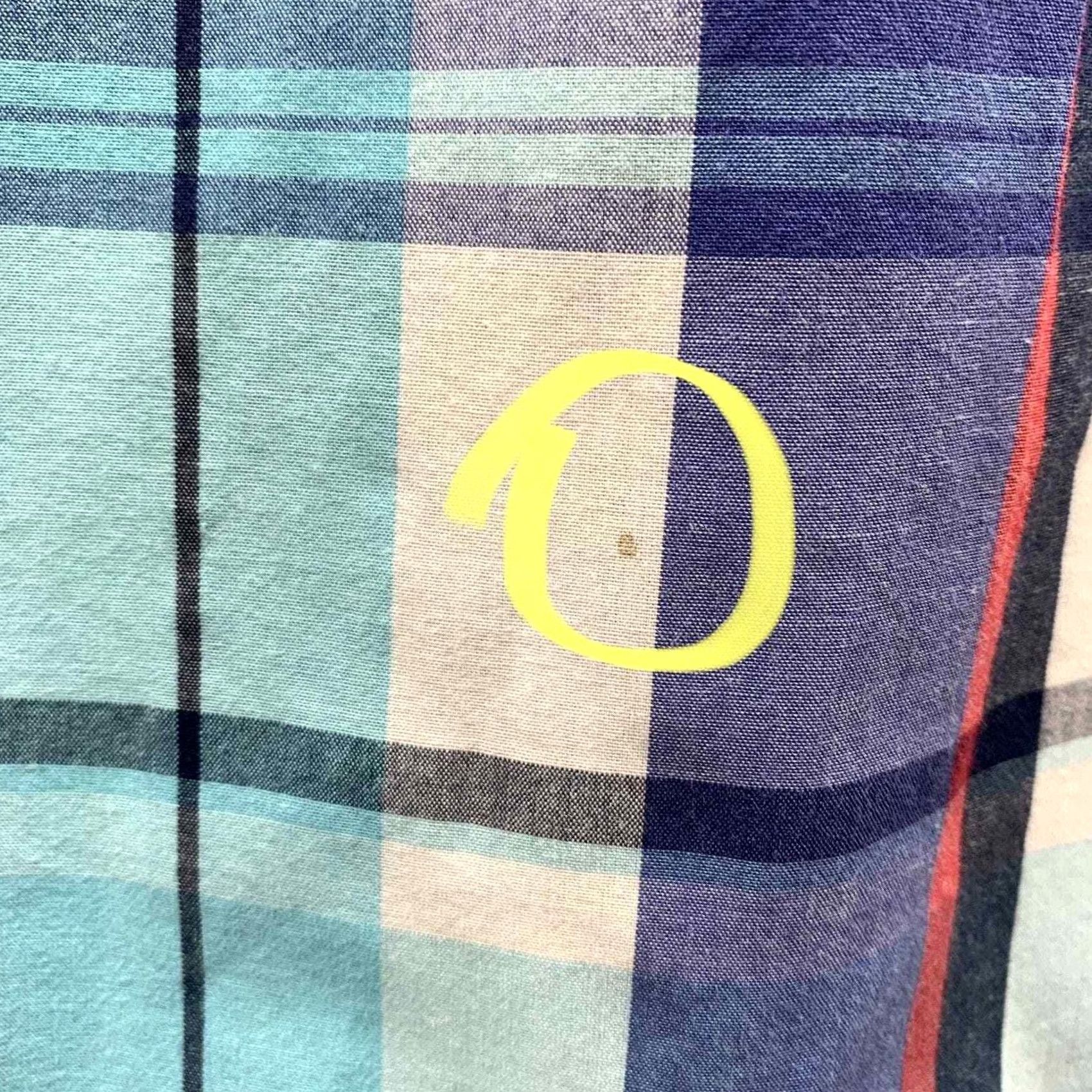 Chaps Keywords: "Chaps," "Shirt," "Easy Care," "Mens," "XL," "Blue," "White Plaid," "Casual," "Comfort," "Dad," "Preppy" - all highly relevant to the item Size US XL / EU 56 / 4 - 6 Thumbnail