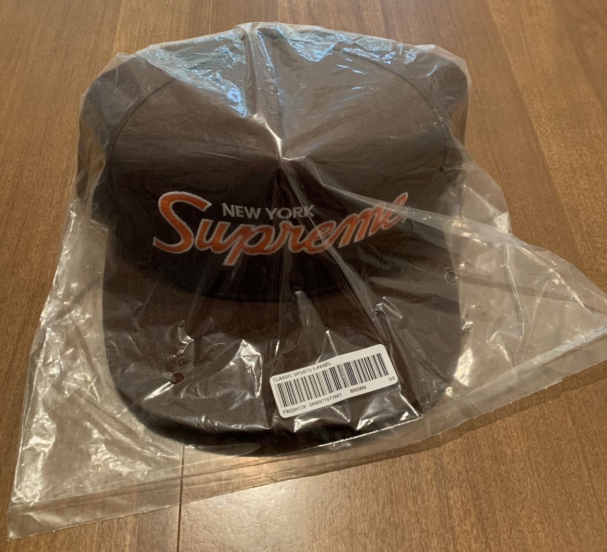 Supreme Supreme Classic Sports 5-Panel SnapBack Hat Brown | Grailed