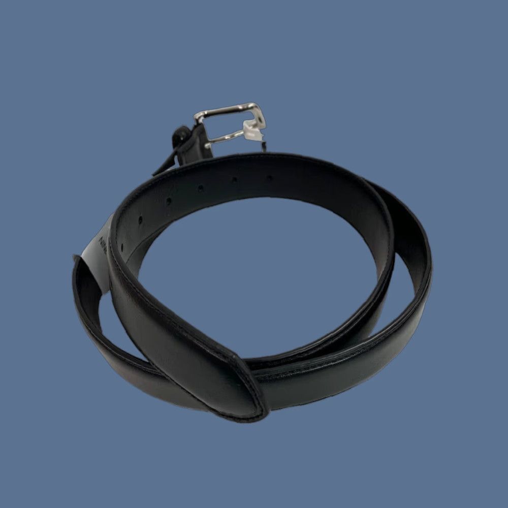 Nine West Nine West Belt Men's XL Black Vegan Leather Sustainable Luxury Belt Size ONE SIZE - 1 Thumbnail