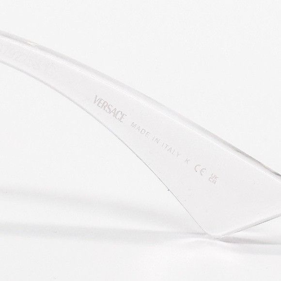 Versace NEW VERSACE VE4461 148/6V SHIELD MOD 4461 GREY VE4461 1486V Size ONE SIZE - 14 Thumbnail