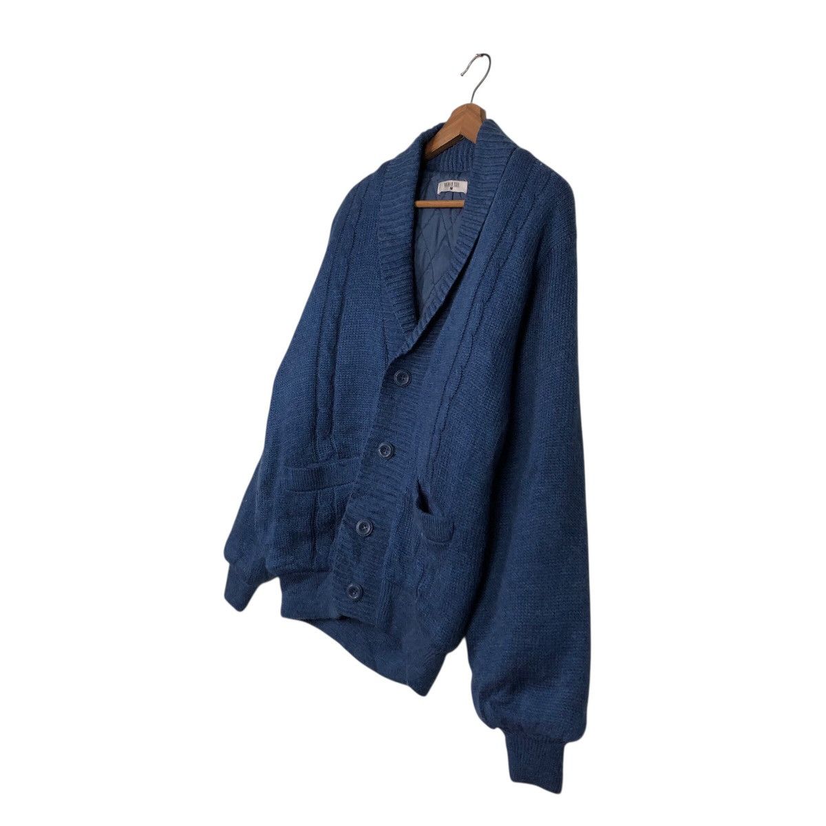 Japanese Brand Vintage Wool Cardigan Bomber Jacket Dolman Club Issey Miyake Size US M / EU 48-50 / 2 - 3 Thumbnail