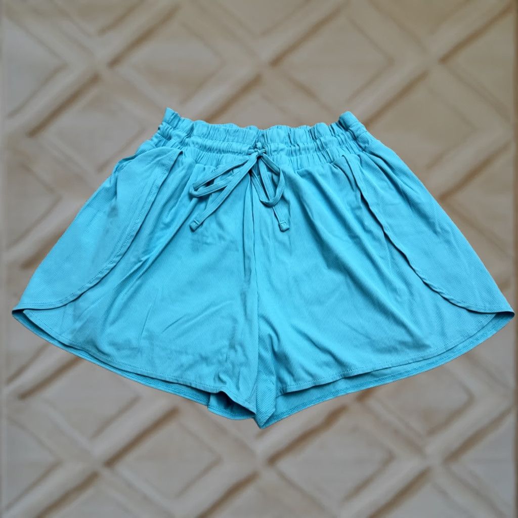 Vintage Z By Zella Tulip Activewear Training Shorts Womens Small Blue Gym Running Yoga Size 28" / US 6 / IT 42 - 1 Thumbnail