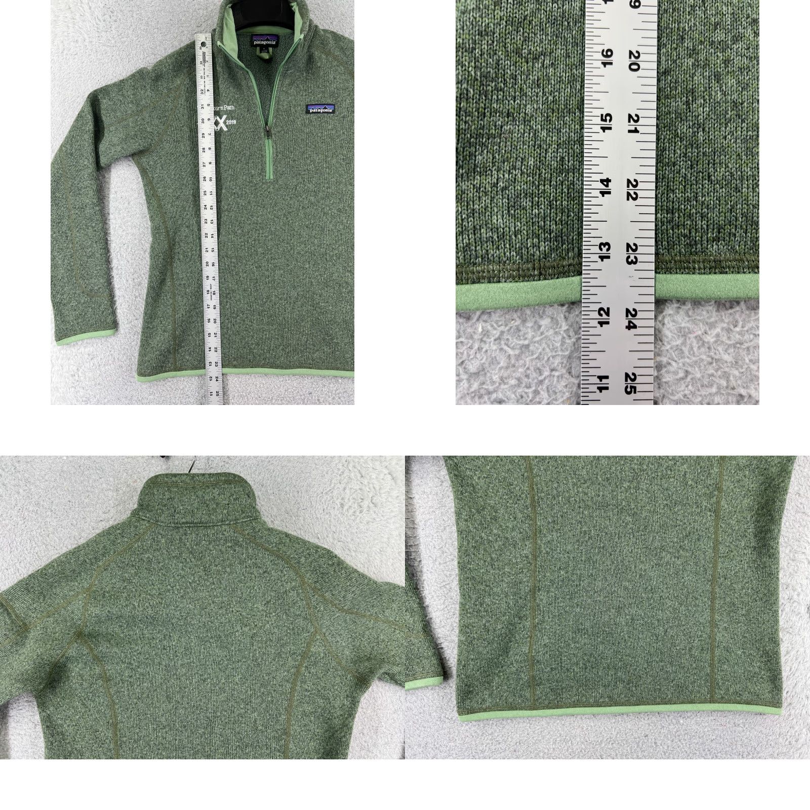 Patagonia Patagonia Jacket Womens Small Green Zip Mock Neck Fleece Cozy Sustainable Size S / US 4 / IT 40 - 9 Thumbnail