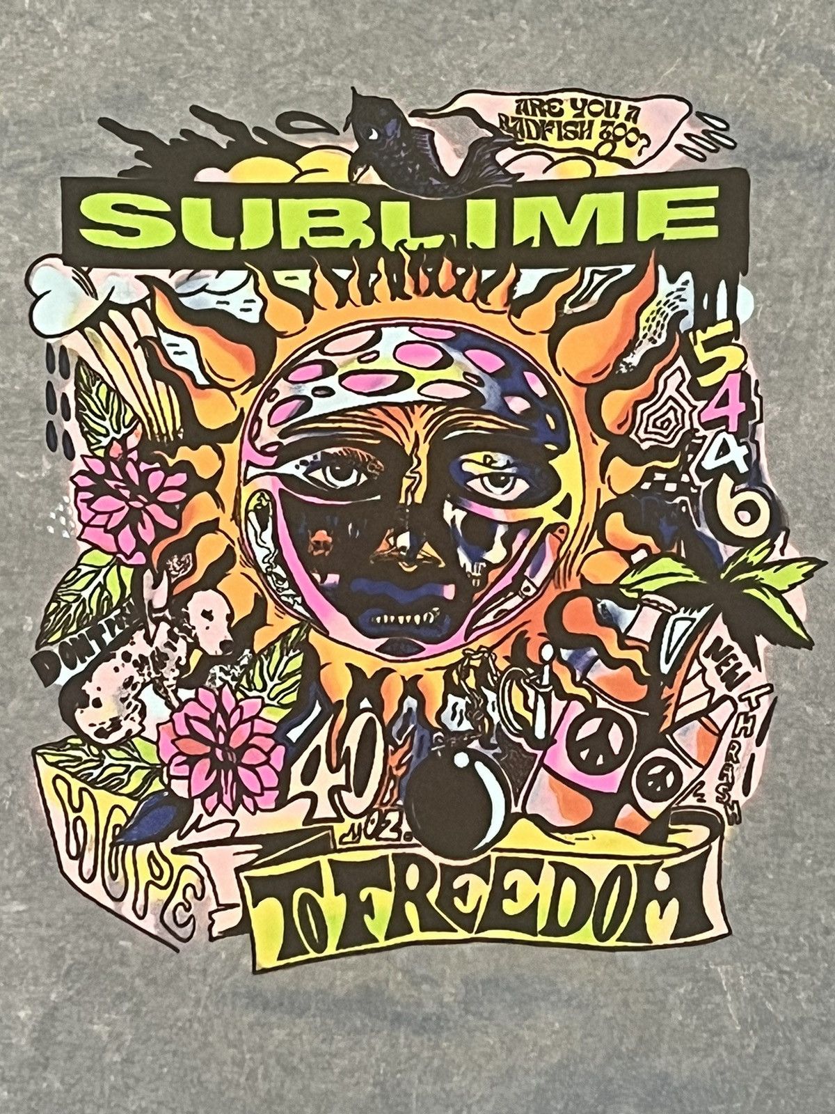 Band Tees × Vintage Sublime Gray Tee Shirt Size Large Size US L / EU 52-54 / 3 - 2 Thumbnail