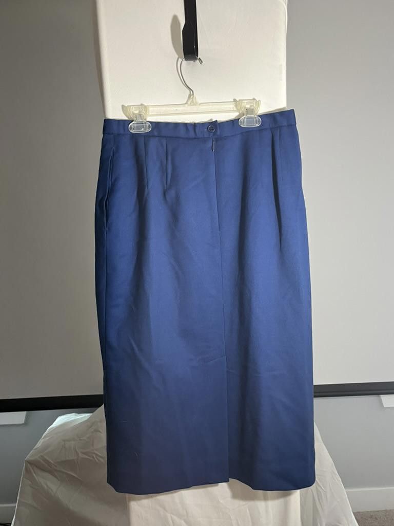 Pendleton Pendleton Women's Virgin Wool Skirt - Size 10 - Elegant Blue Size 32" / US 10 / IT 46 - 1 Thumbnail