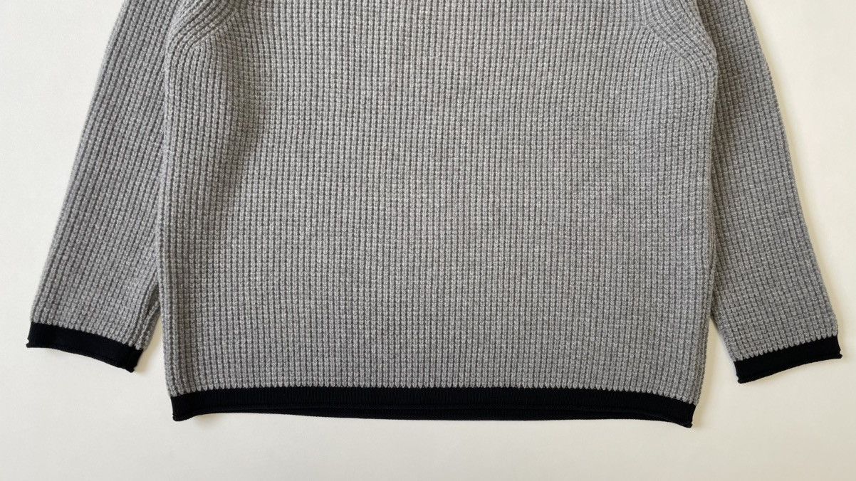 Jil Sander A/W 18 Oversized ‘Waffle Weave’ Wool Sweater Size US L / EU 52-54 / 3 - 7 Thumbnail