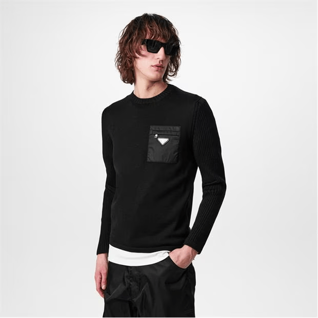 Prada Crewneck Wool Jumper Size US XL / EU 56 / 4 - 3 Thumbnail