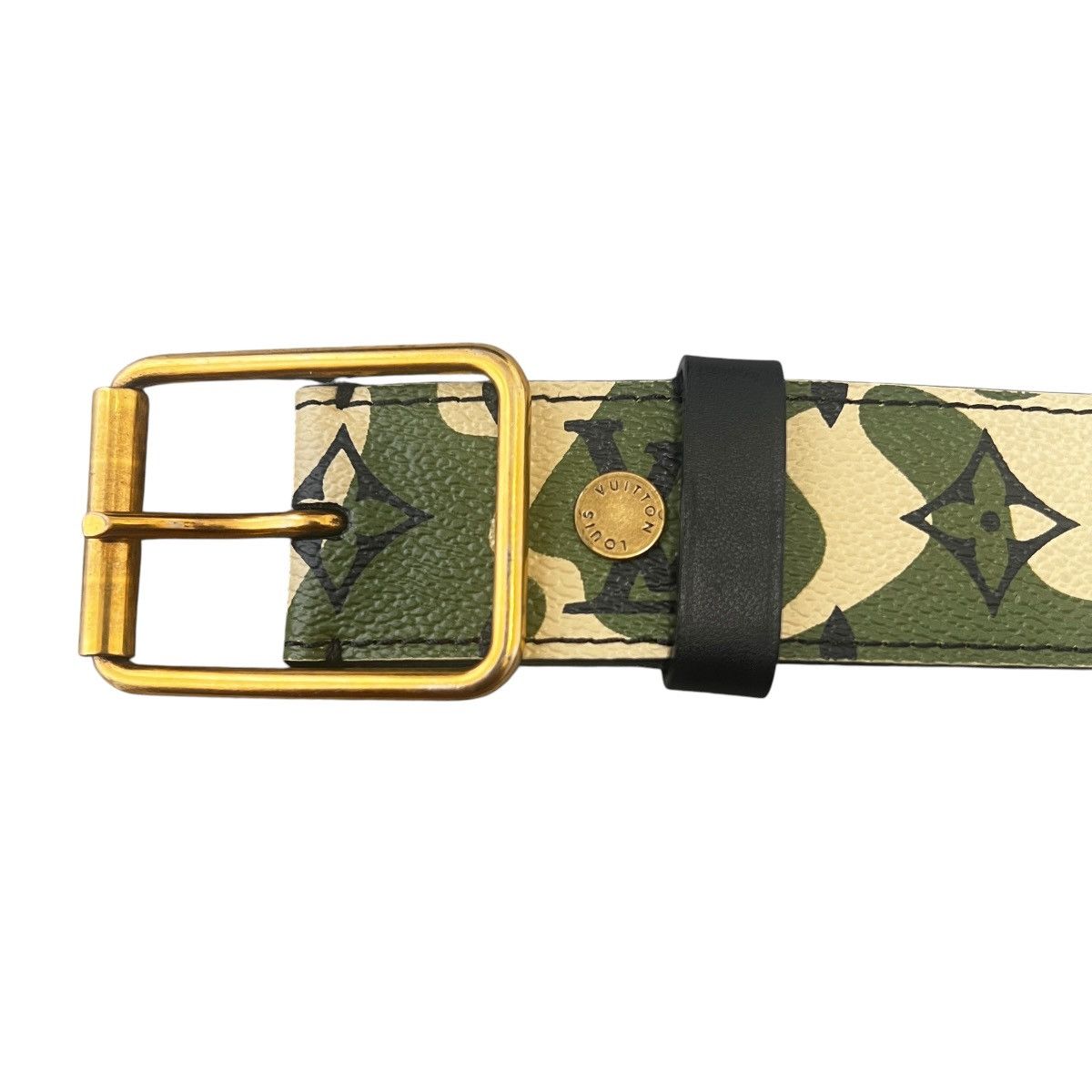 Louis Vuitton × Takashi Murakami LOUIS VUITTON xTakashi Murakami 2008AW Camo Ceinture Belt 90 Size ONE SIZE - 2 Thumbnail