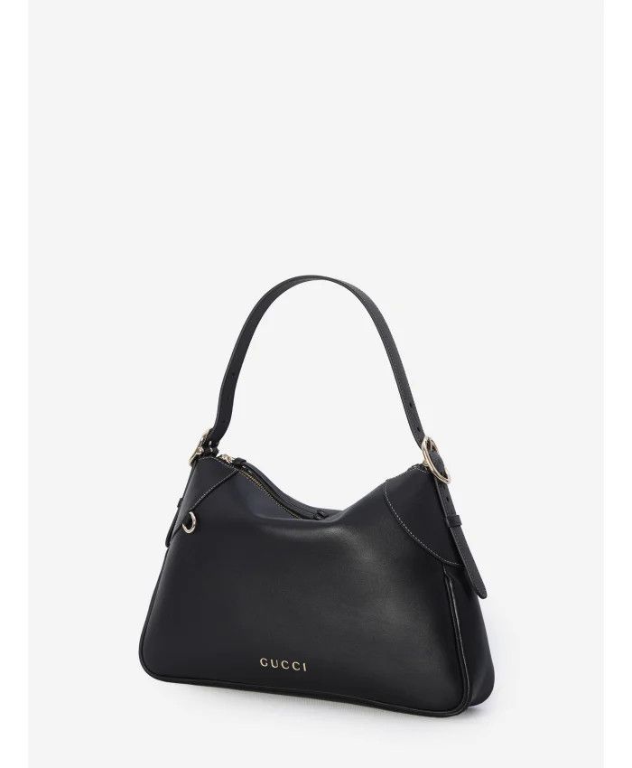Gucci o1la5ras0526 Size: OS / GG Emblem Large Shoulder Bag Black Size ONE SIZE - 2 Thumbnail