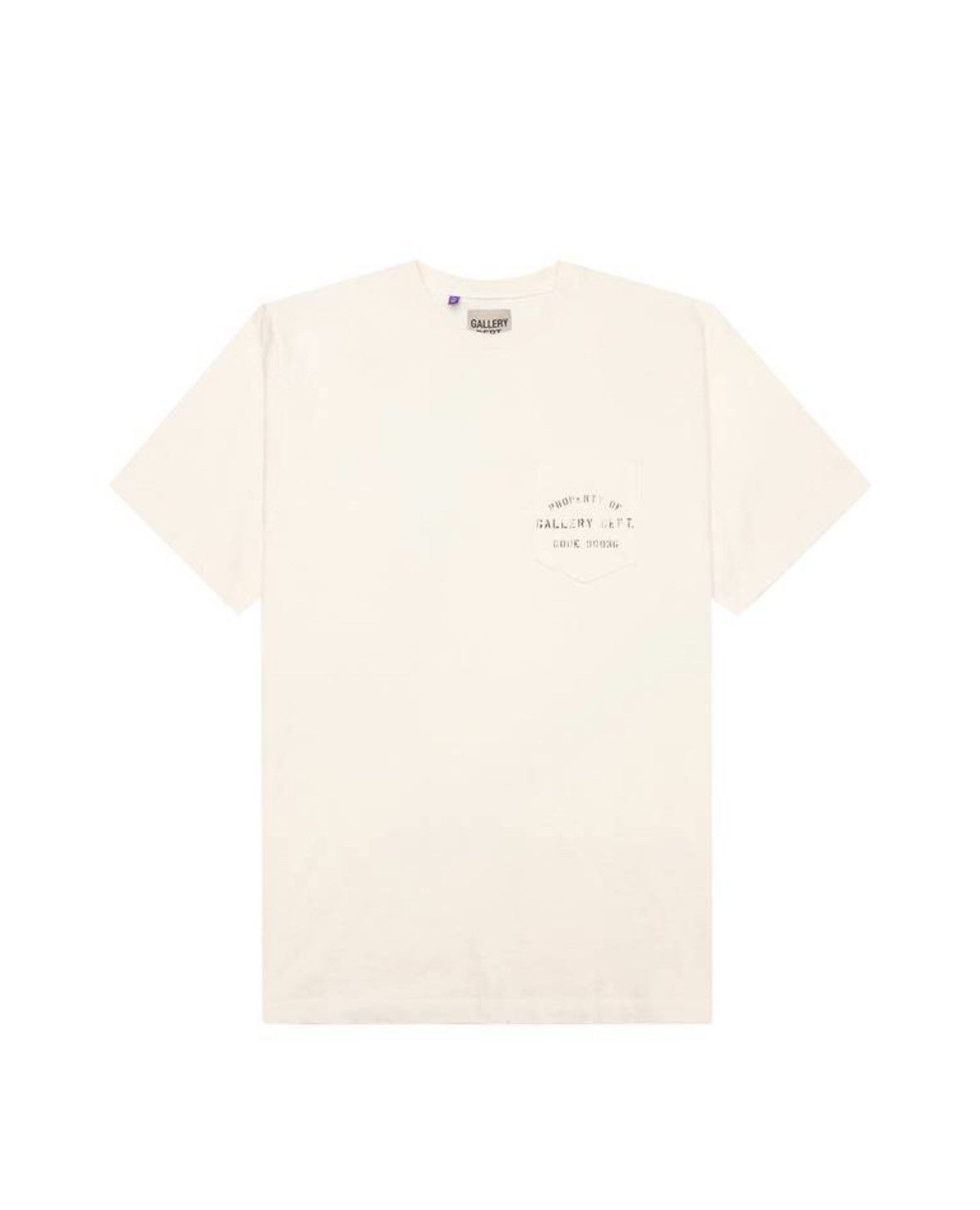 image of Gallery Dept. Pocket Tee in Yellow, Men's (Size Large)