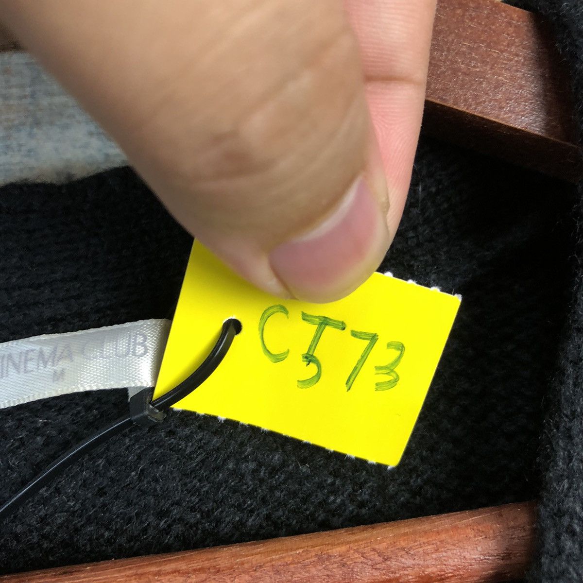 Homespun Knitwear DL Cinema Club Black Cardigan Knitwear #C573 Size US M / EU 48-50 / 2 - 10 Thumbnail