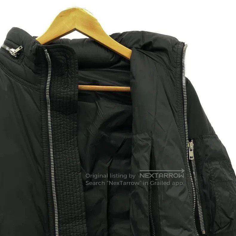 Rick Owens Rick Owens Black Down Bomber Jacket. Size US S / EU 44-46 / 1 - 4 Thumbnail