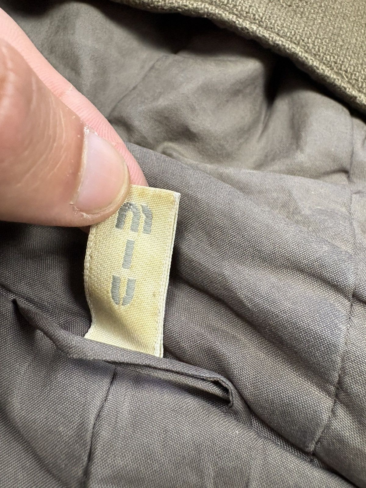 Miu Miu Miu Miu 1998 AW Archive Hooded Wool Coat Italy 90s Size US L / EU 52-54 / 3 - 10 Thumbnail