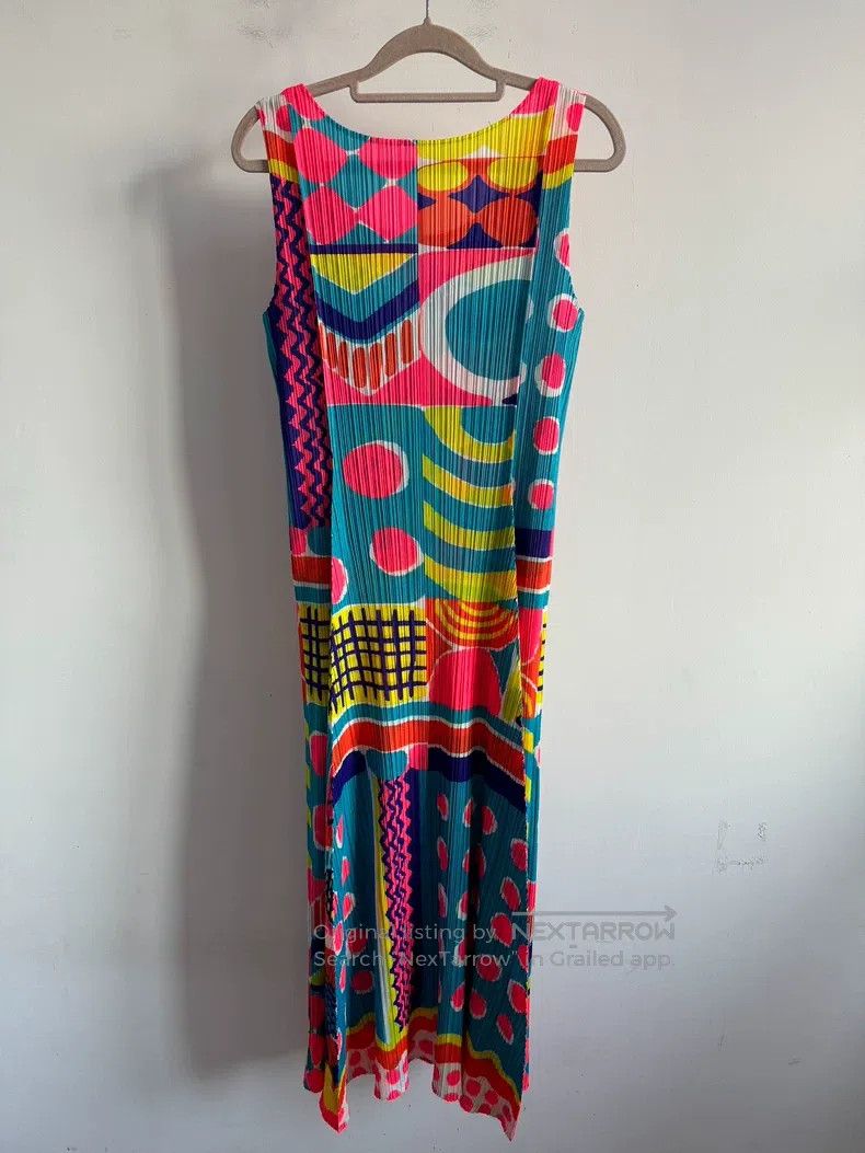 Issey Miyake Issey Miyake Pink Ruffled Dress Size XXL / US 16-18 / IT 52-54 - 2 Thumbnail