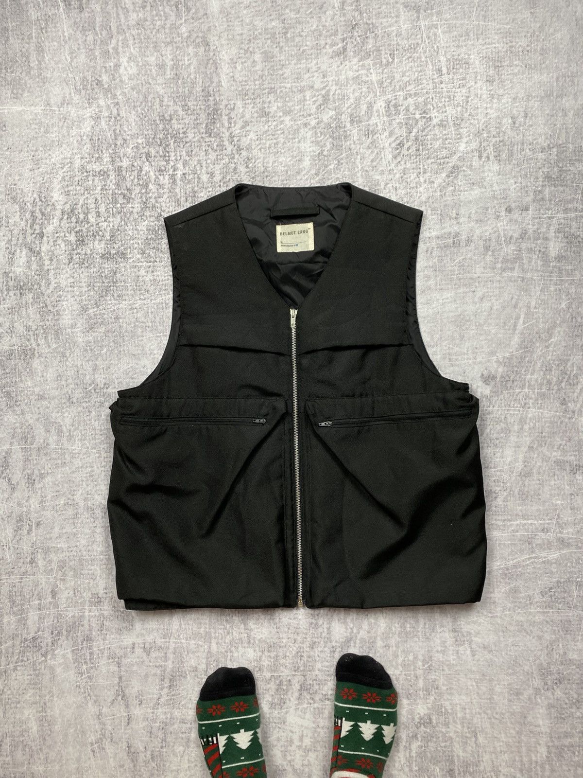 Helmut Lang Archive AW98 Helmut Lang Multi Pocket Zippered Cargo Vest Size US L / EU 52-54 / 3 - 1 Thumbnail