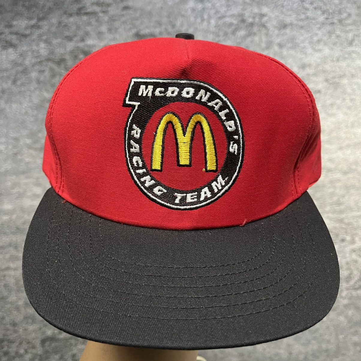 Vintage Vintage 90s McDonald's Racing Racing Team Hat Snapback Size ONE SIZE - 2 Thumbnail