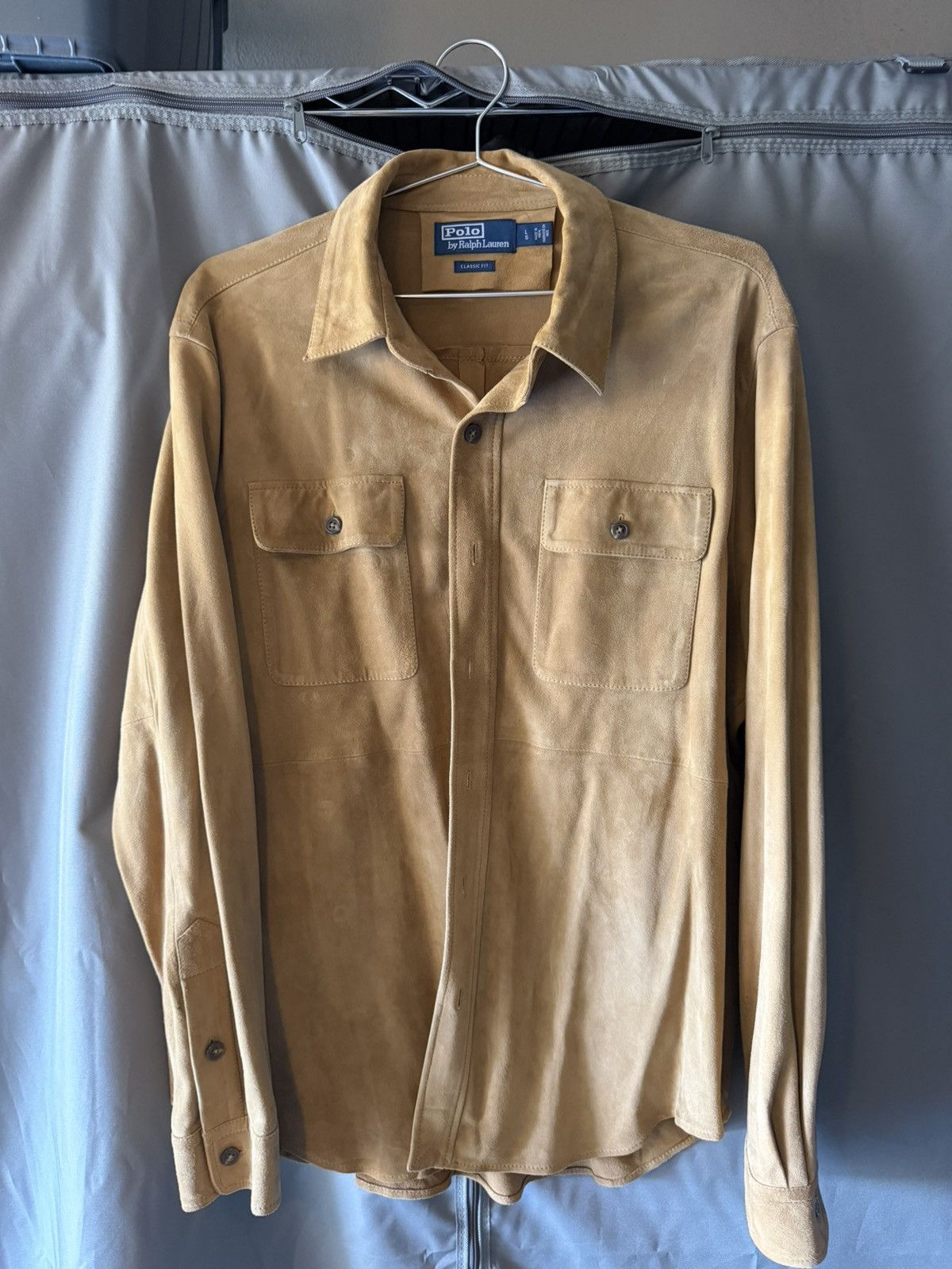 Polo Ralph Lauren polo leather shirt sz L Size US L / EU 52-54 / 3 - 1 Thumbnail