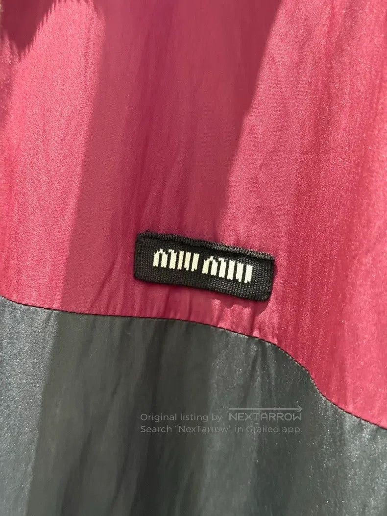 Miu Miu Miu Miu 36 Black and red color matching hooded coat Size S / US 4 / IT 40 - 2 Thumbnail