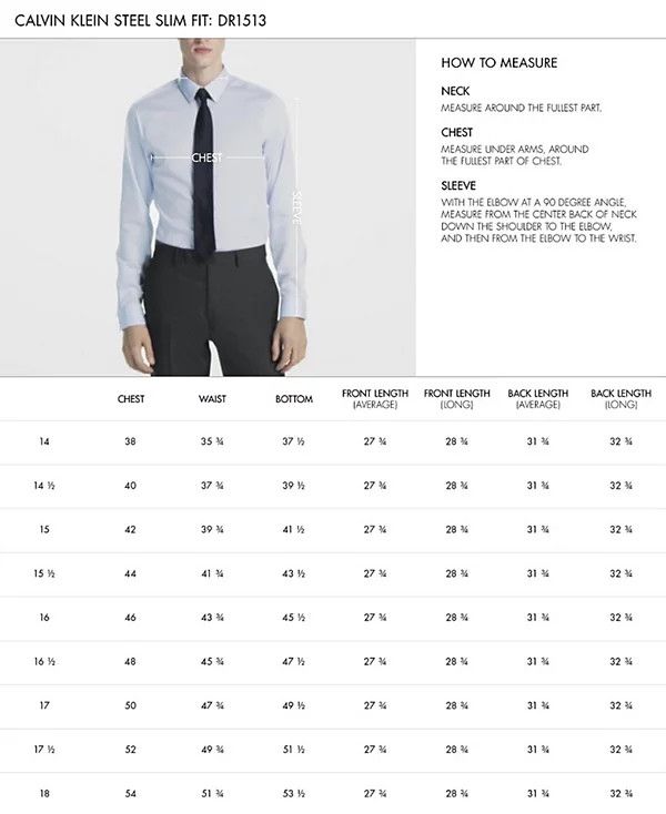 Calvin Klein Calvin Klein Steel Men's Slim-Fit Non-Iron Size US XXS / EU 40 - 3 Thumbnail