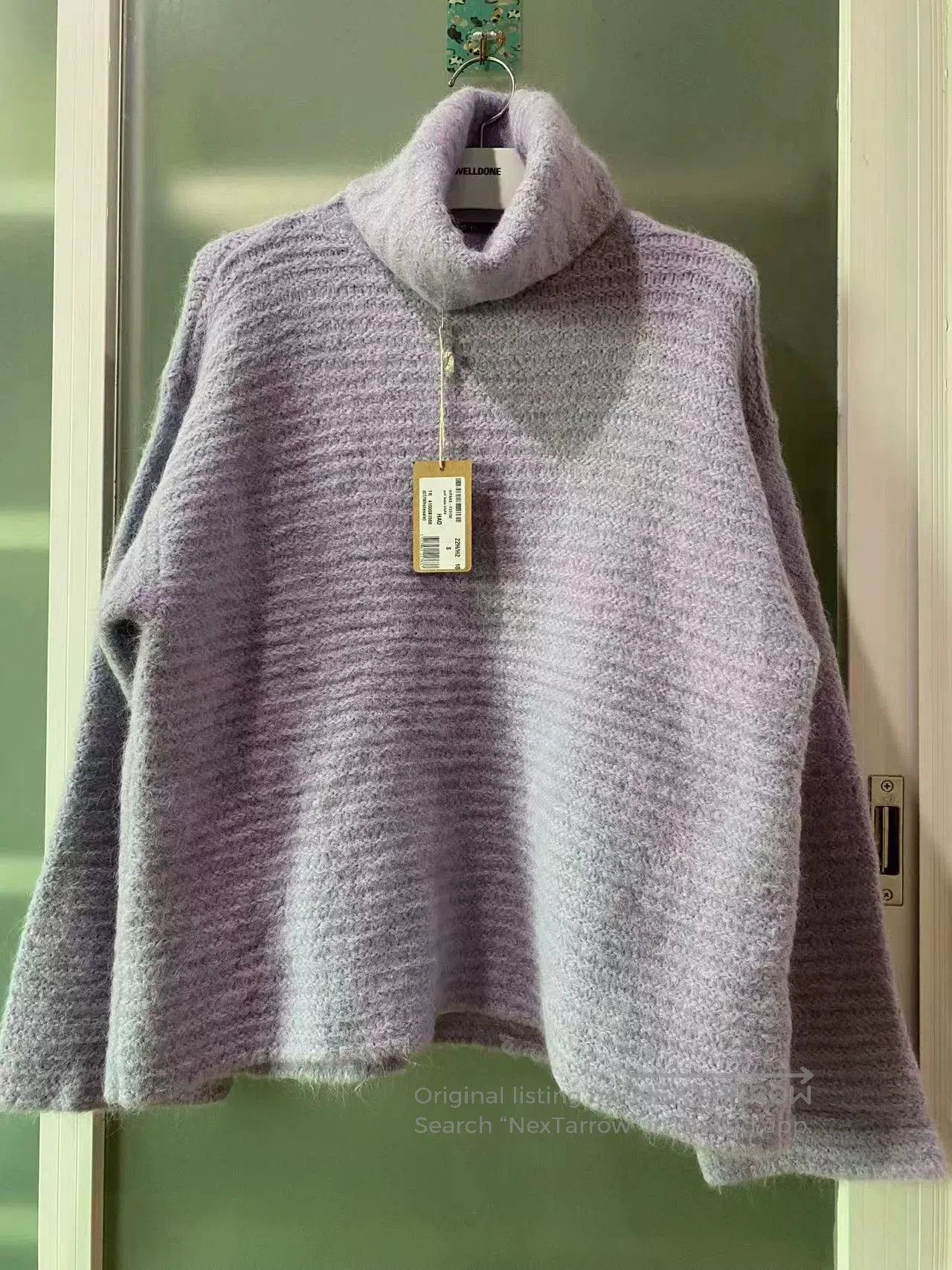 A.P.C. cozy high-neck purple sweater. Size S / US 4 / IT 40 - 1 Thumbnail
