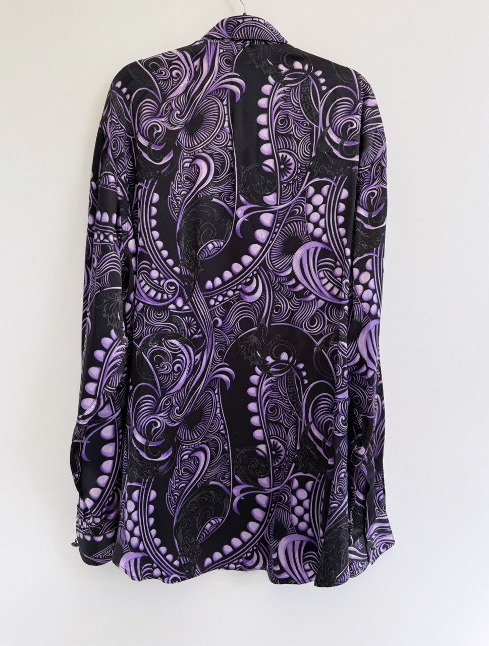 Versace Rare Versace Classic V2 Vintage Silk Shirt Size 42L - 2 Thumbnail