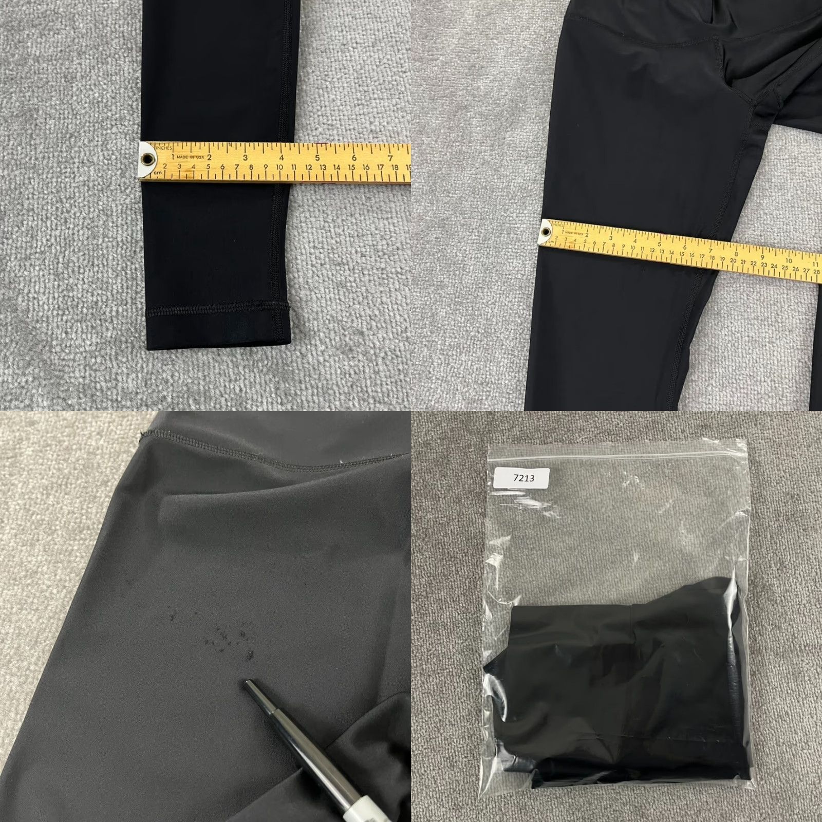 Lululemon VINTAGE? No. So: Lululemon Leggings Women’s Size 6 Black Ankle Activewear Yoga Run Gym 31" Inseam Size 28" / US 6 / IT 42 - 8 Thumbnail