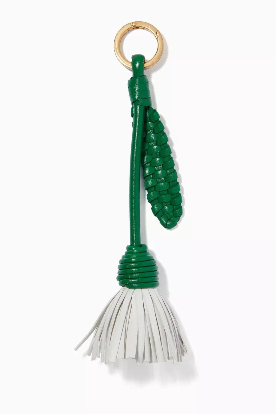 Bottega Veneta o1y0725 Size : OS / Key Ring in Green/White Size ONE SIZE - 3 Thumbnail