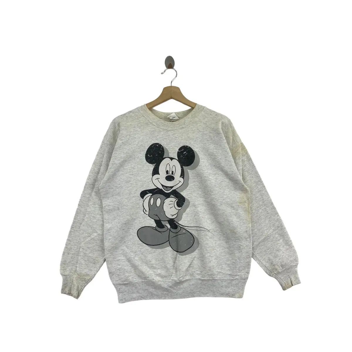Disney Vintage 80’ DISNEY STORE Mickey Mouse Theme Park Sweatshirt Size L / US 10 / IT 46 - 1 Thumbnail
