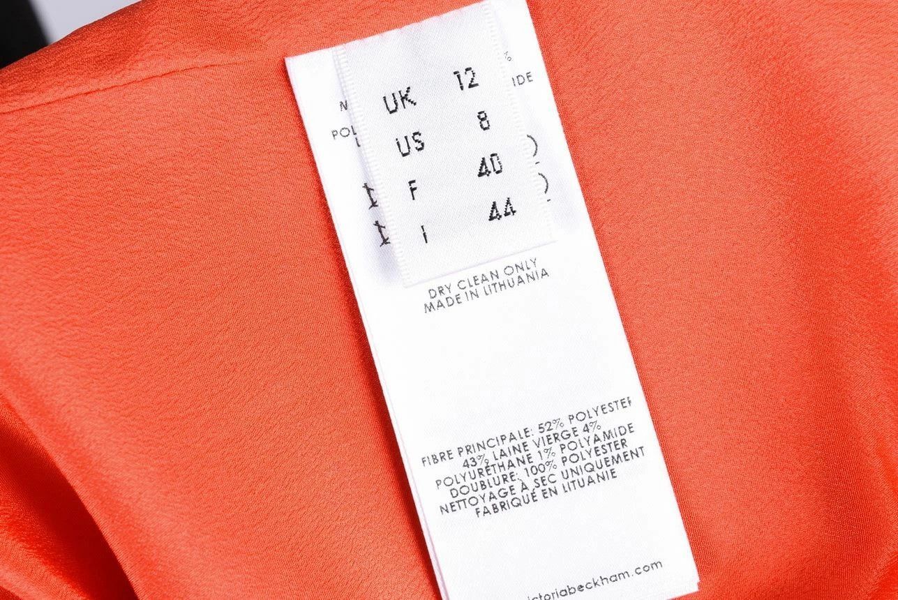 Victoria Beckham Women's Victoria Beckham Ruffle Sleeve Mini Dress Size S Size S / US 4 / IT 40 - 6 Thumbnail