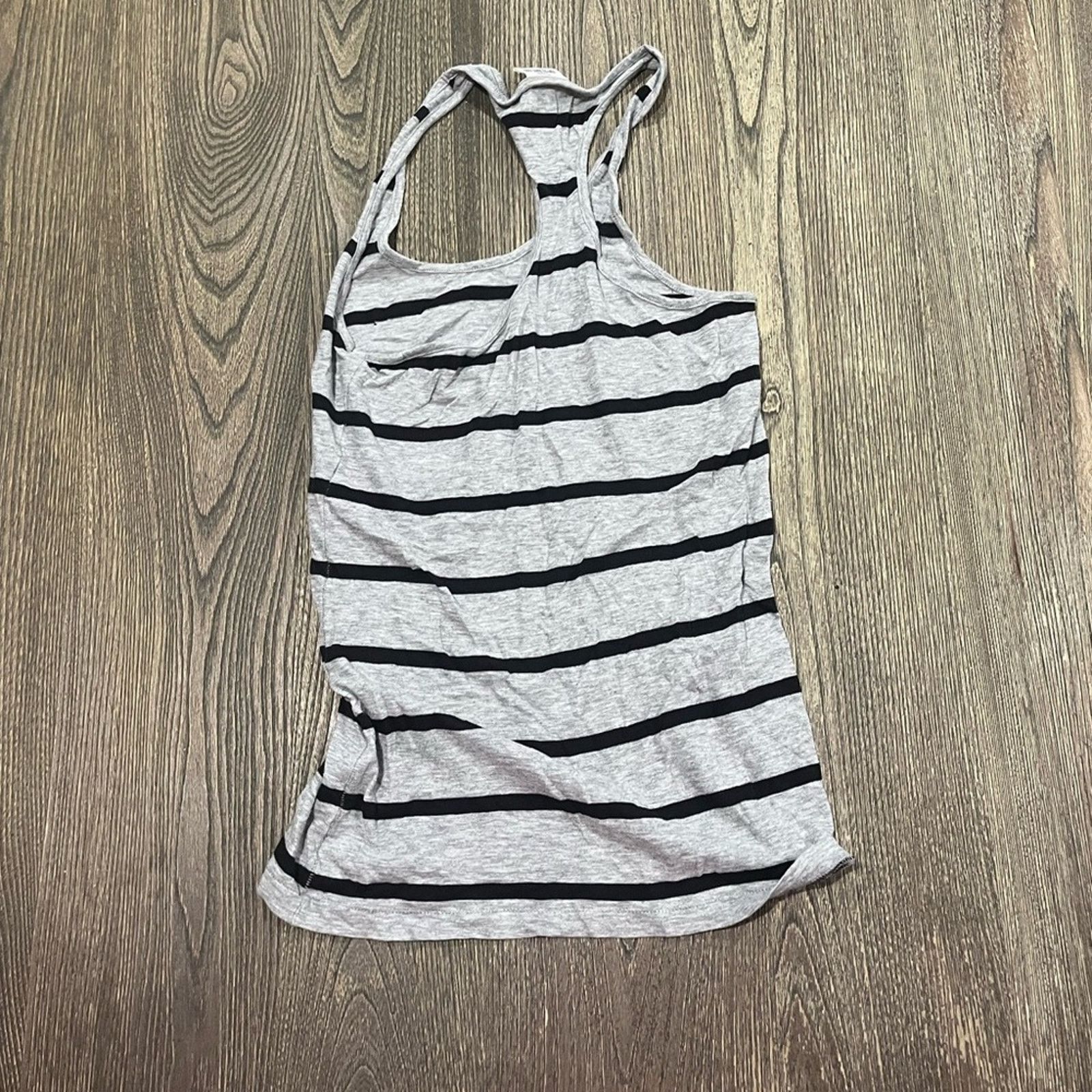 Vintage Pink Victoria's Secret Tank Top Striped Gray Black Size S Size S / US 4 / IT 40 - 1 Thumbnail