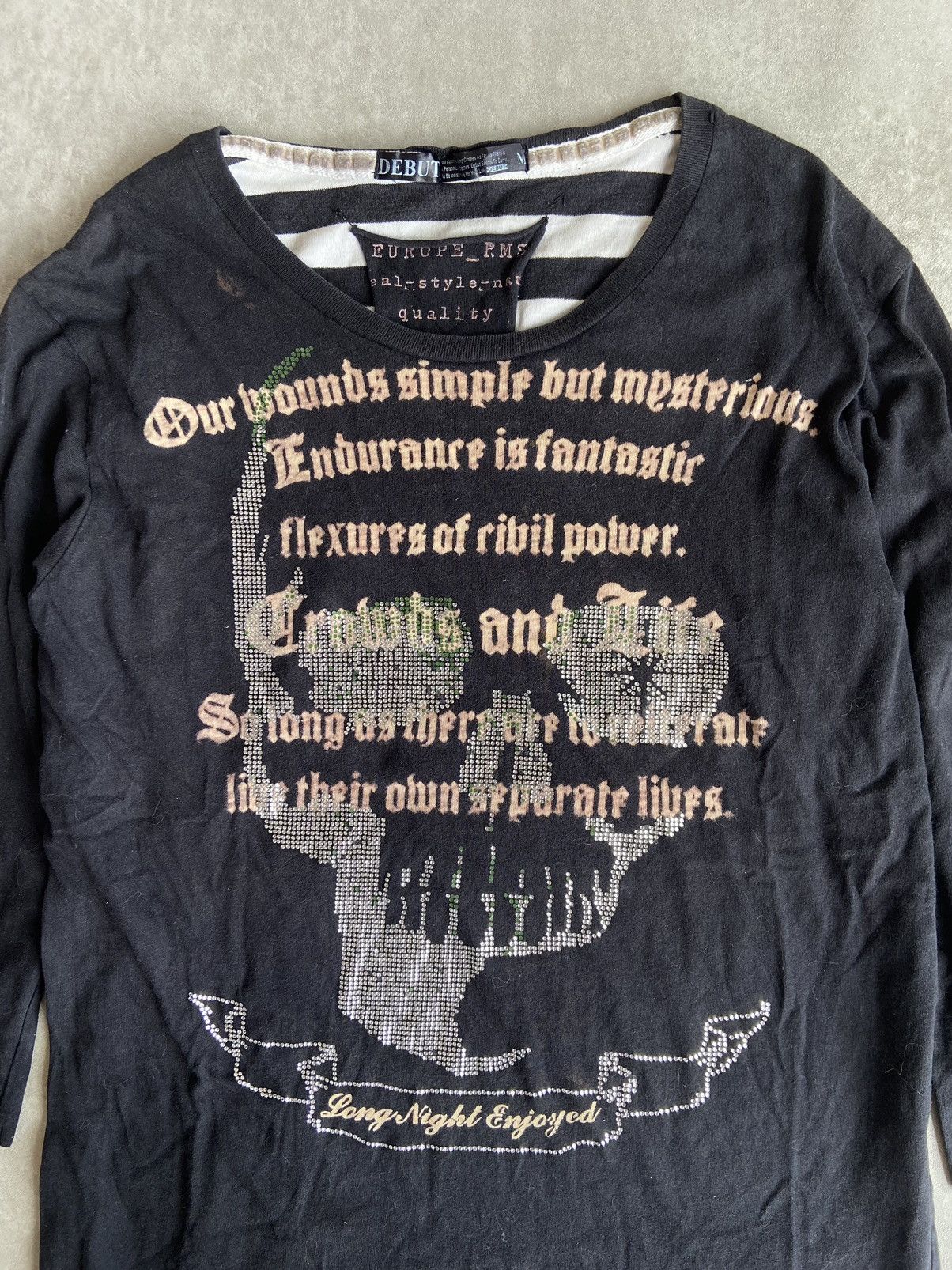 Debut × If Six Was Nine Debut Skulls IfSixWasNine Longsleeve Size US M / EU 48-50 / 2 - 2 Thumbnail