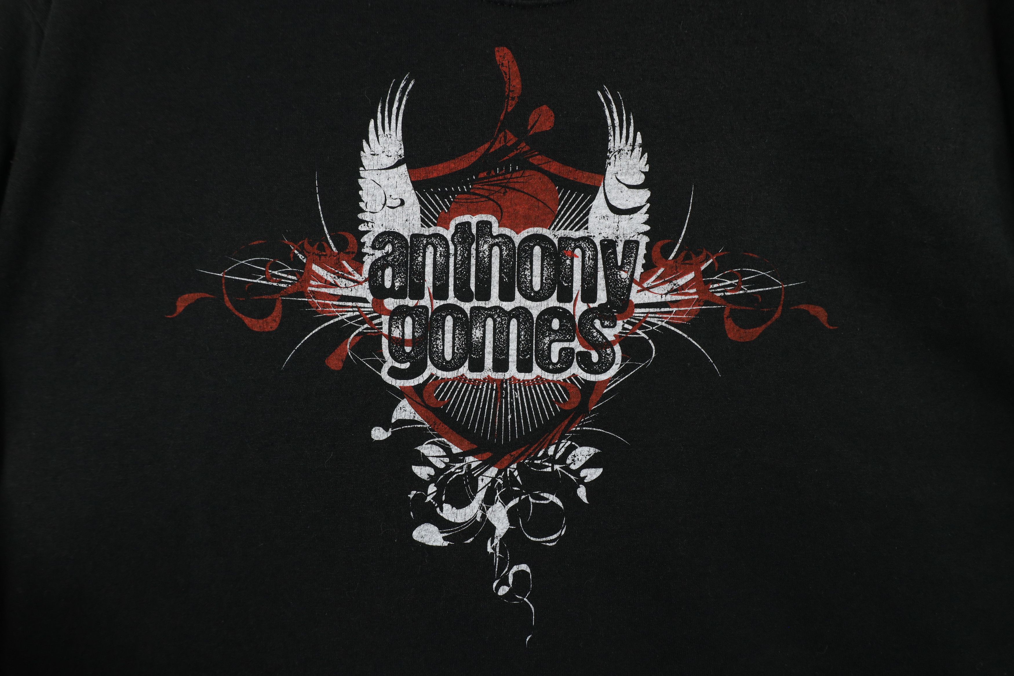Vintage Vintage 90s Y2K Spell Anthony Gomes Rock Music Band T-Shirt Size US L / EU 52-54 / 3 - 4 Thumbnail