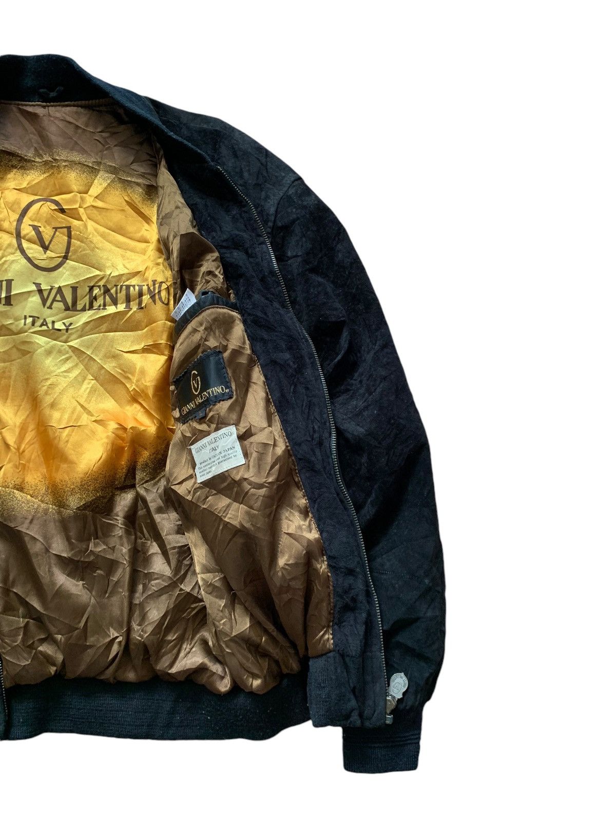 Giovanni Valentino × Valentino 🔥GIANNI VELENTINO LEATHER BOMBER JACKETS Size US L / EU 52-54 / 3 - 3 Thumbnail