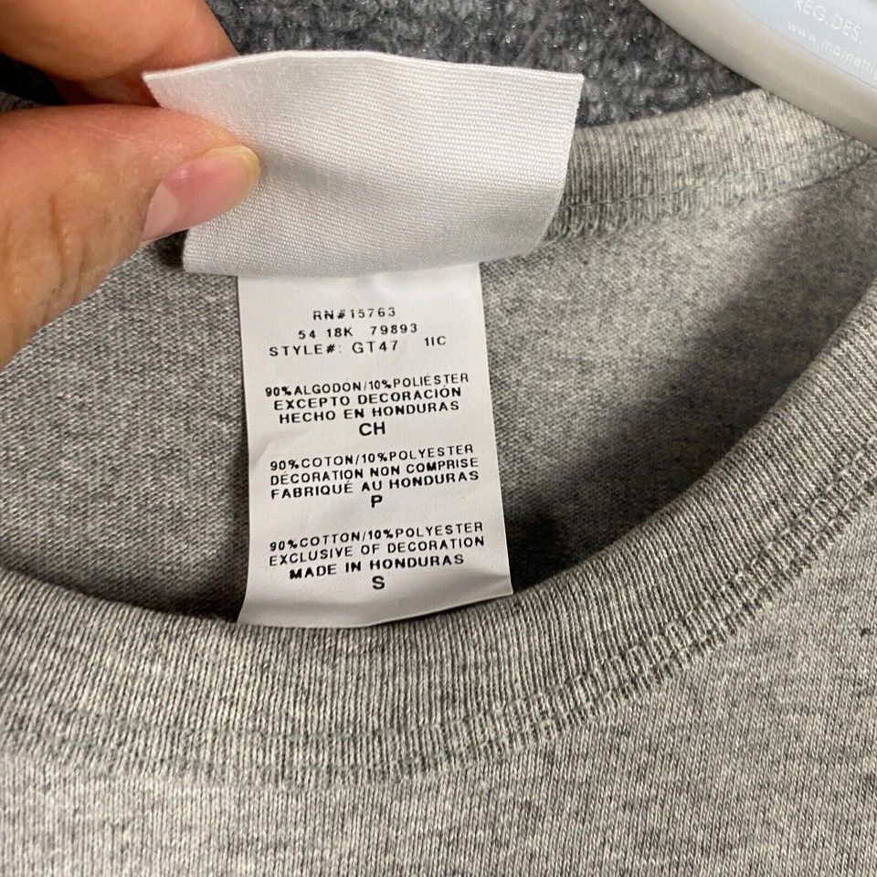 Champion Champion T-Shirt Small Men's Long Sleeve Gray 100% Cotton S Size US S / EU 44-46 / 1 - 3 Thumbnail
